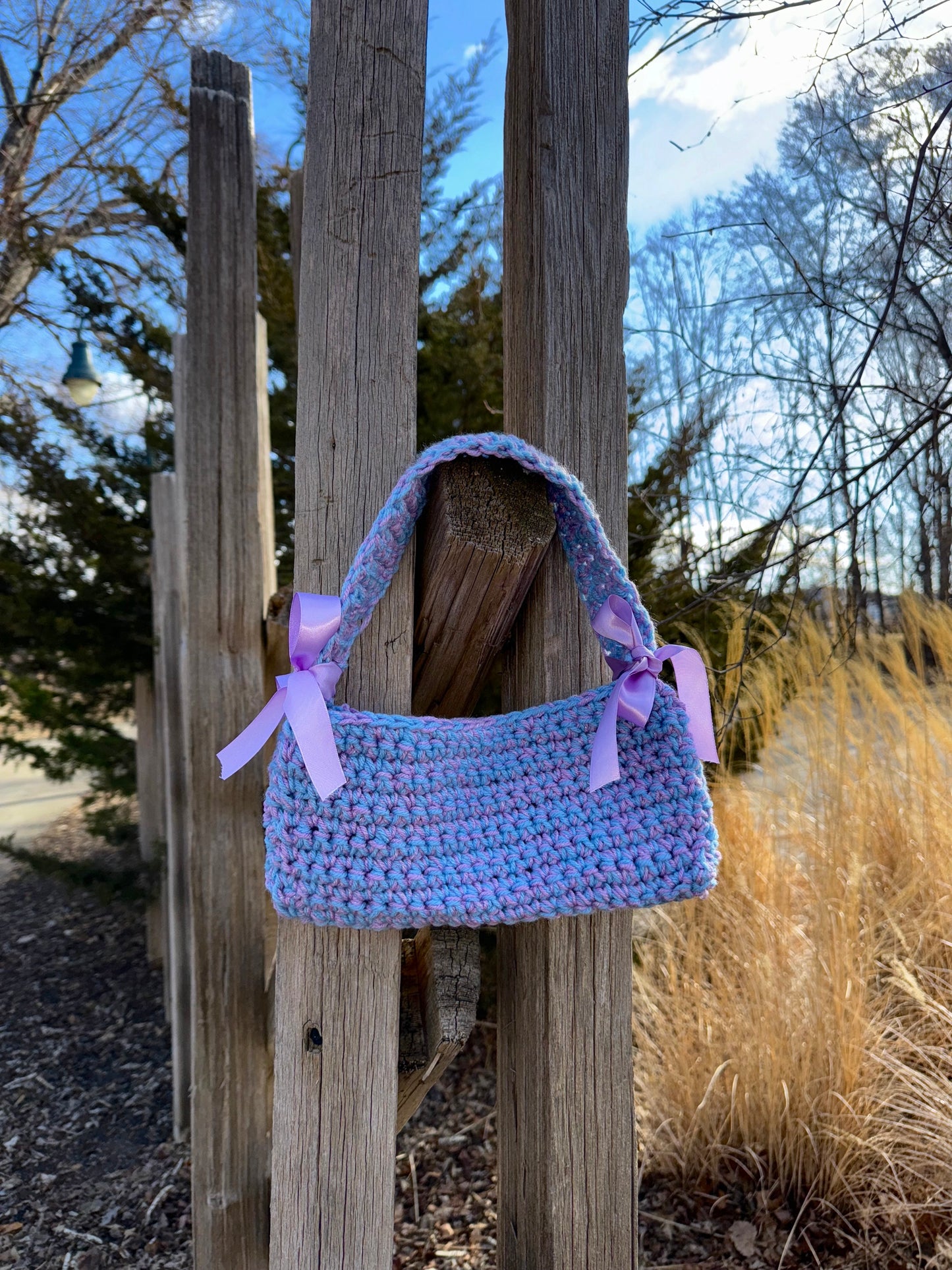 Two toned handbag